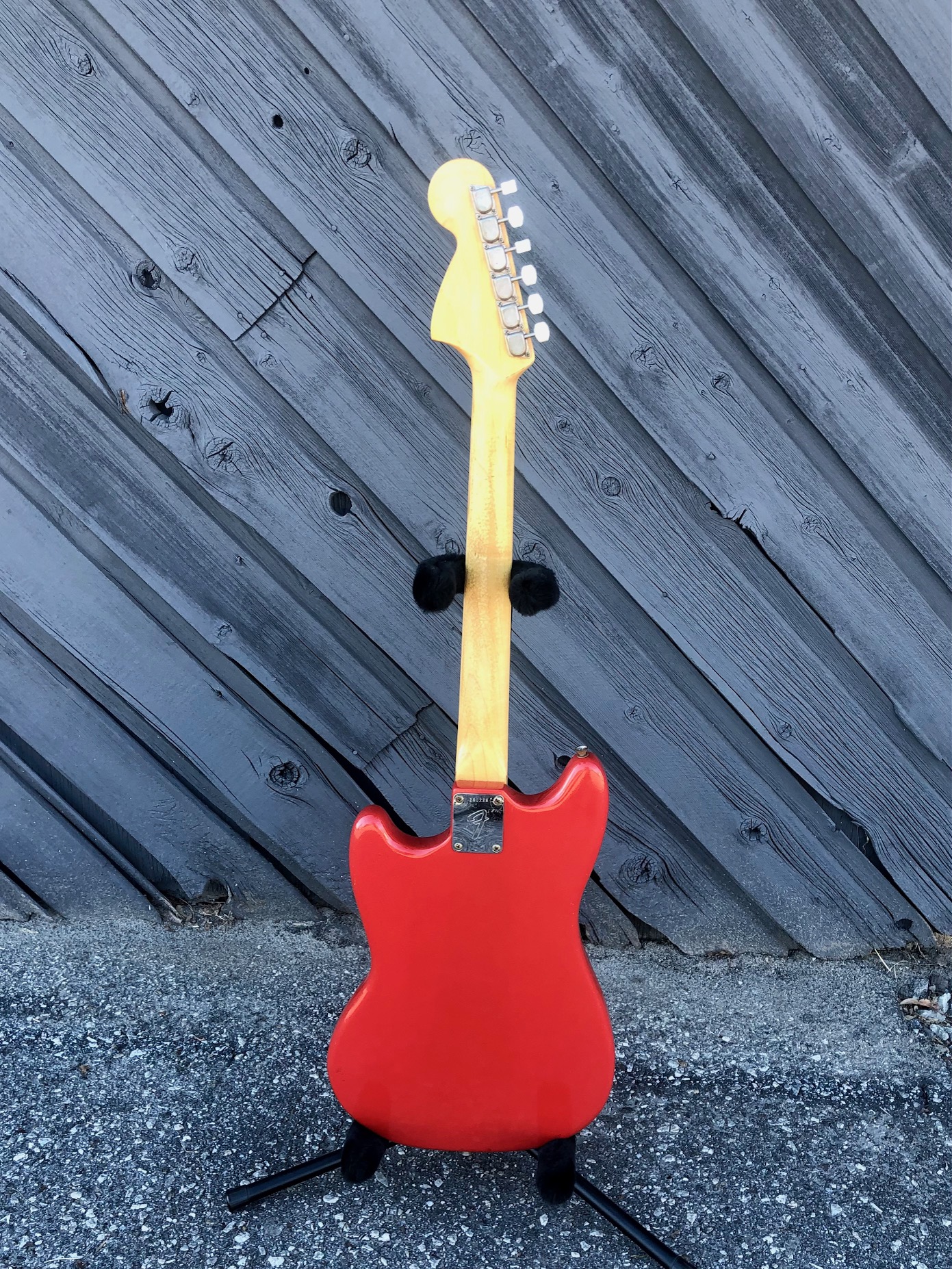 1969 Fender Bronco Electric Guitar- Red – The Guitar Trader